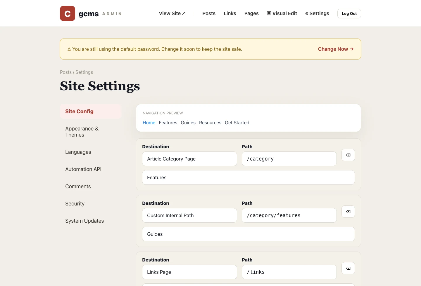 How to Configure Navigation and Category Entrances